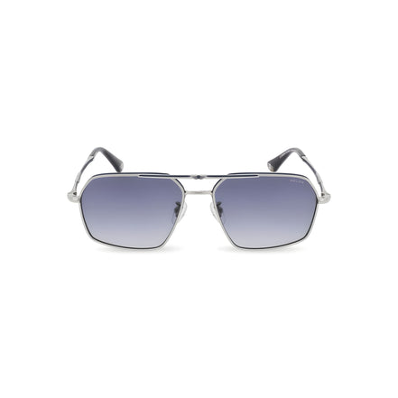 Police Gray Metal Sunglasses