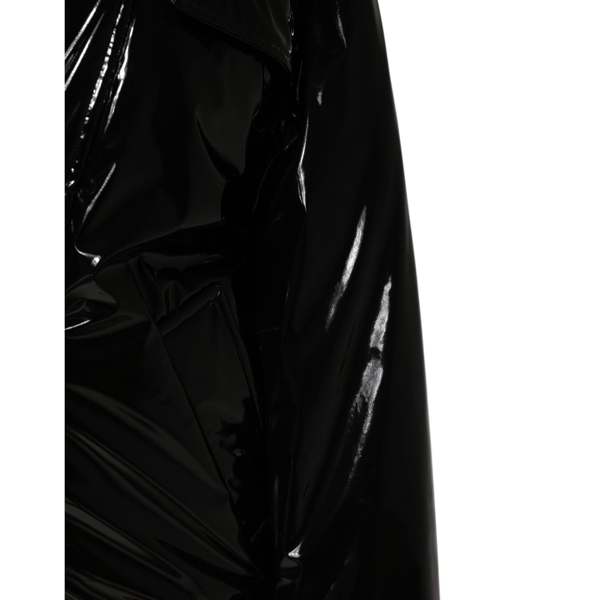 Veste matelassée noire en polyester Dolce & Gabbana