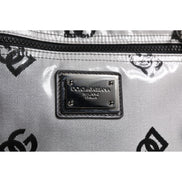 Dolce & Gabbana Grey Black DG Logo Backpack