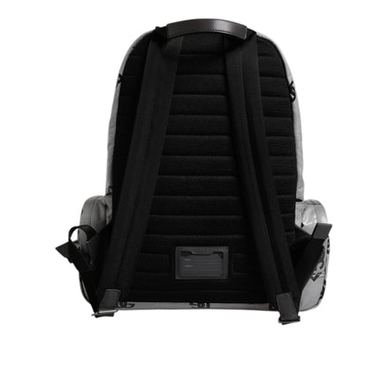 Dolce & Gabbana Grey Black DG Logo Backpack