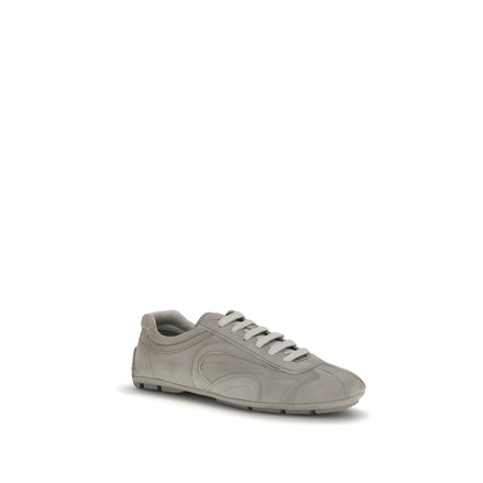 Prada Beige Lamb Athletic Sneakers