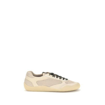 Prada Beige Athletic Sneakers
