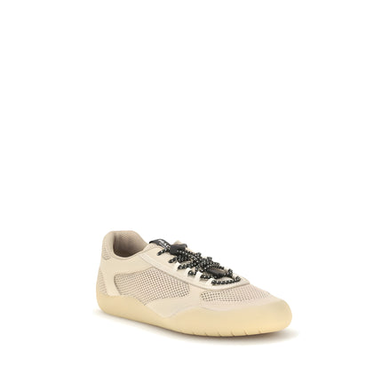 Prada Beige Athletic Sneakers