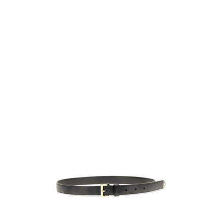 Prada Black Calf Leather Regular Belt