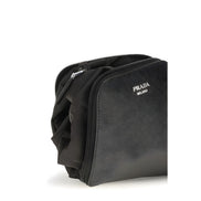 Prada Black Calf Leather Shoulder Bag