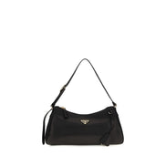 Prada Black Leather Shoulder Bag