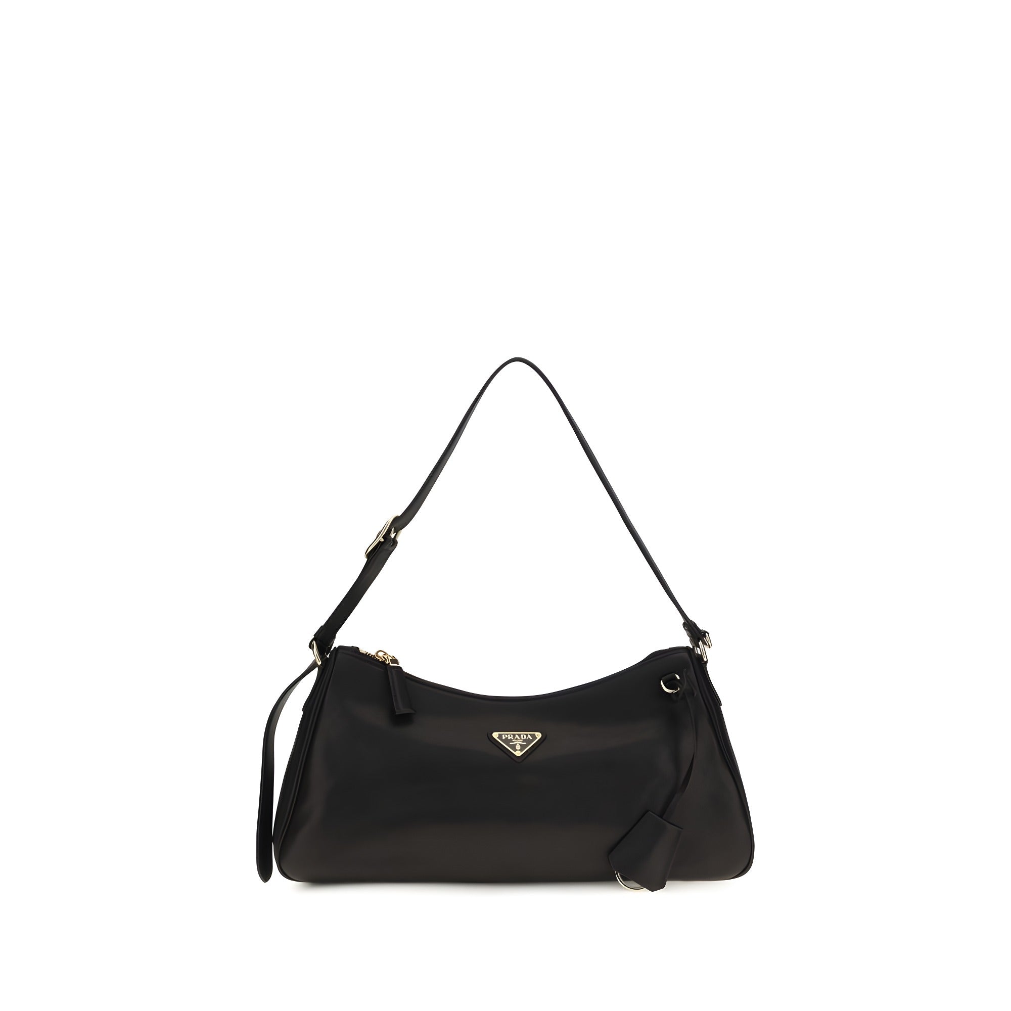 Prada Black Leather Shoulder Bag
