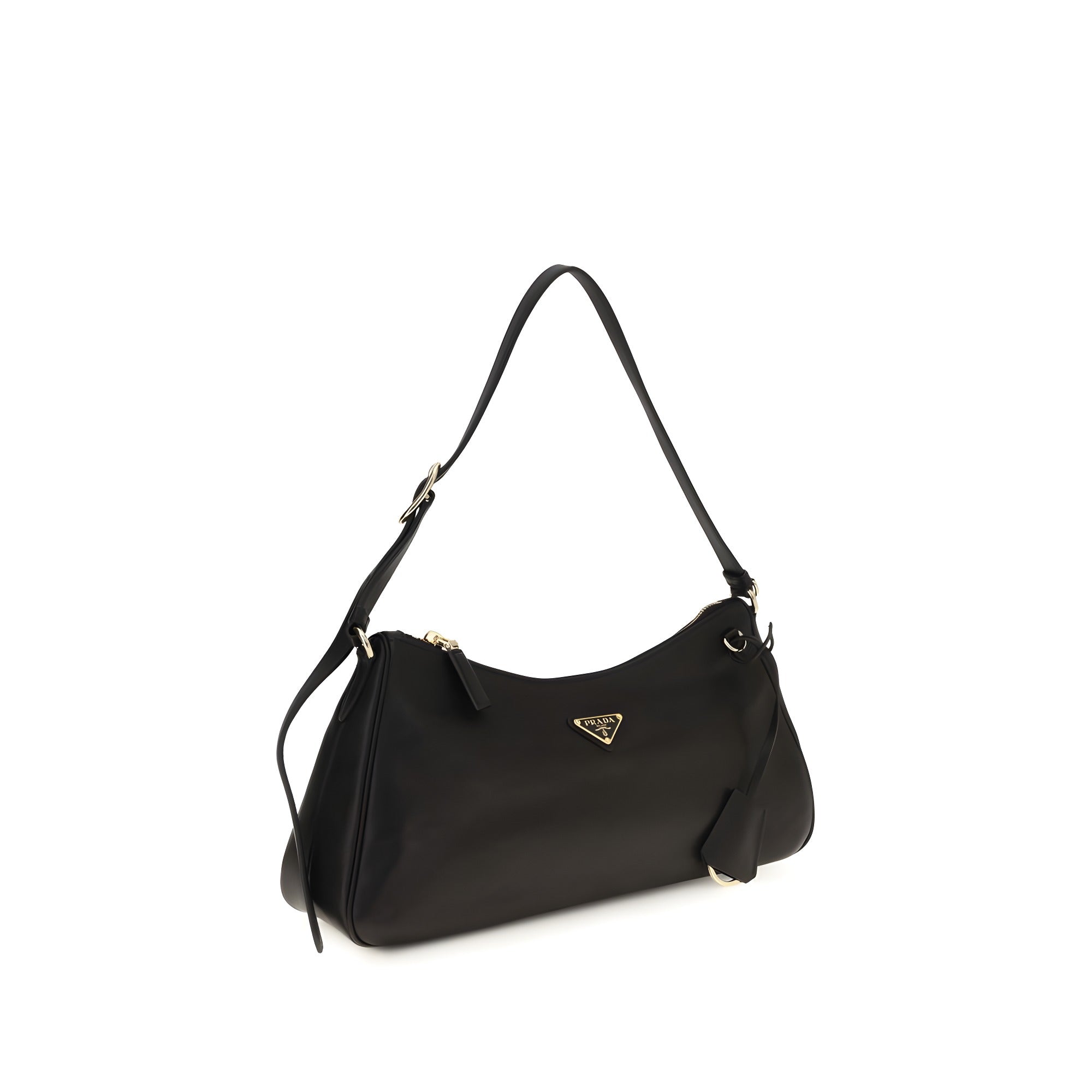 Prada Black Leather Shoulder Bag