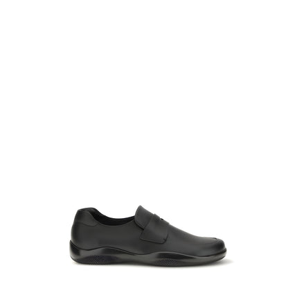 Prada Black Slip-On Loafers
