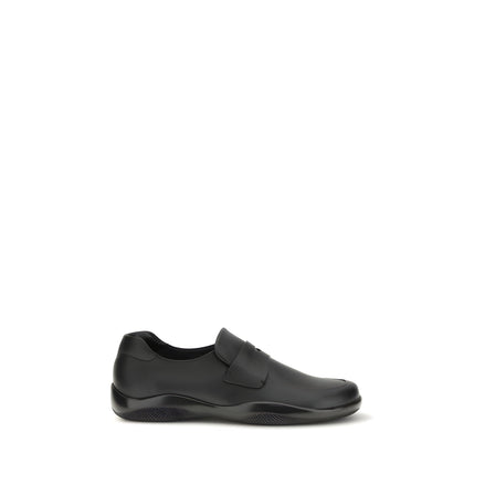 Prada Black Slip-On Loafers