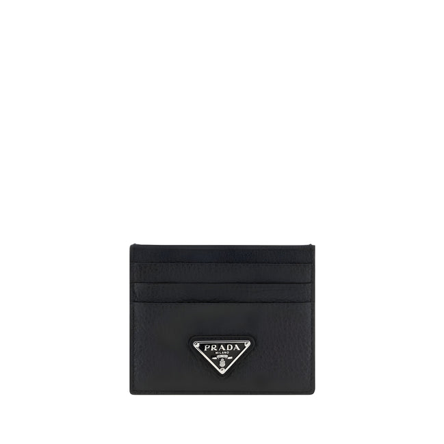 Prada Black Calf Leather Wallet