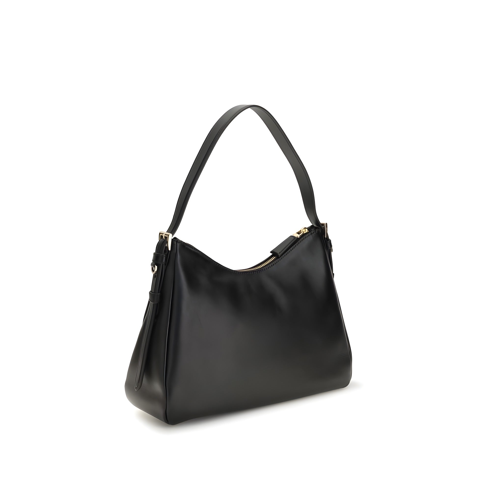 Prada Black Calf Leather Shoulder Bag