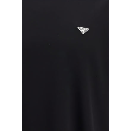 Prada Black Cotton T-Shirt