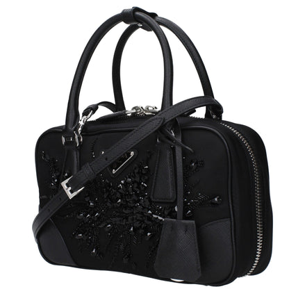 Prada Black Fabric Handbag