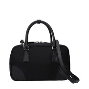 Prada Black Fabric Handbag