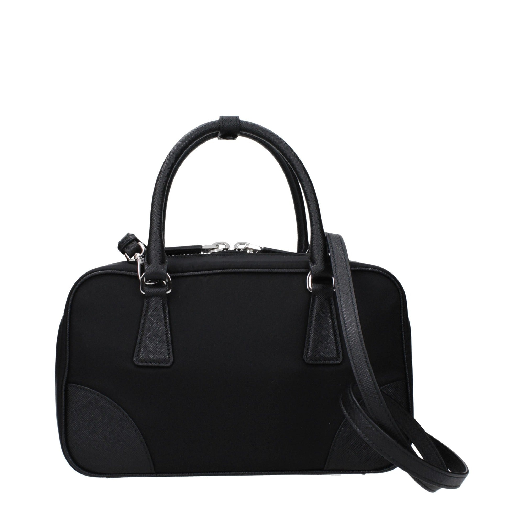 Prada Black Fabric Handbag