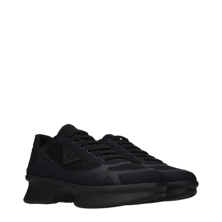 Prada Black Low Top Sneakers