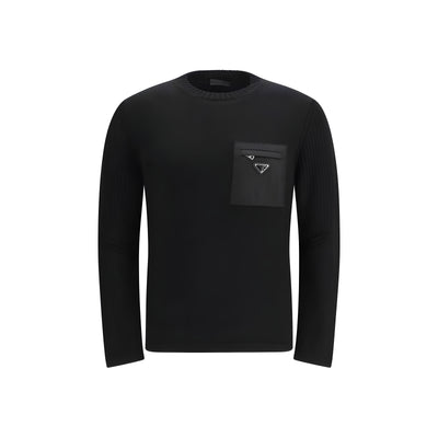 Prada Black Wool Sweater