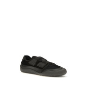 Prada Black Nylon Low Top Sneakers