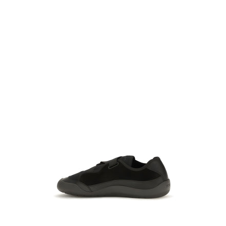 Prada Black Nylon Low Top Sneakers