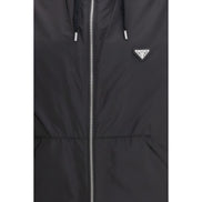 Prada Black Recycled Polyamide Shell Jacket