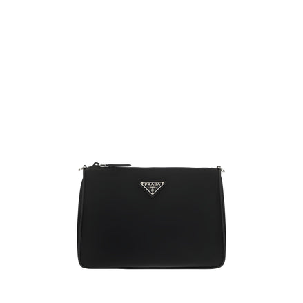 Prada Black Recycled Polyamide Shoulder Bag
