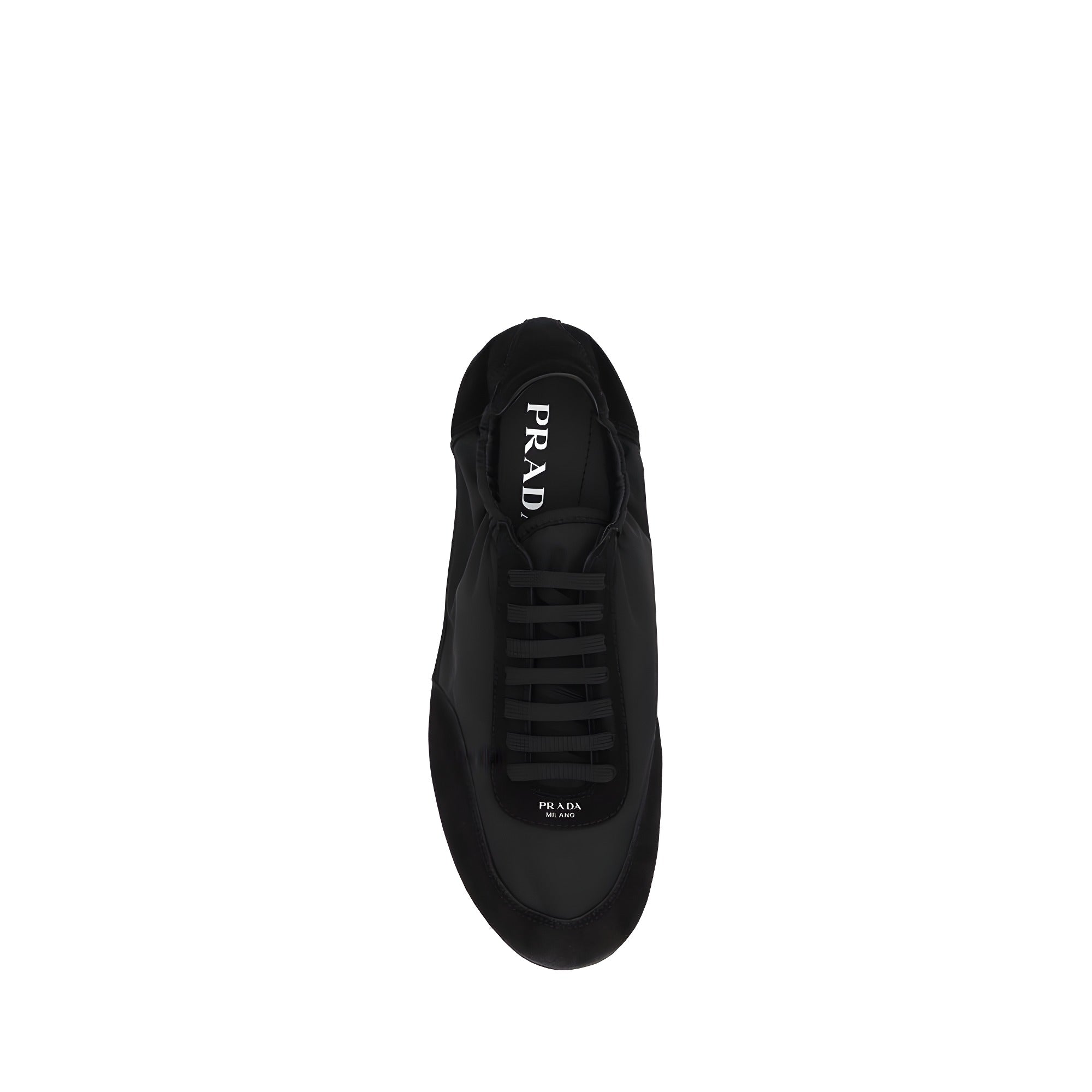 Prada Black Rubber Athletic Sneakers