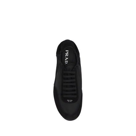 Prada Black Rubber Athletic Sneakers