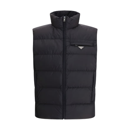 Prada Black Sleeveless Jacket