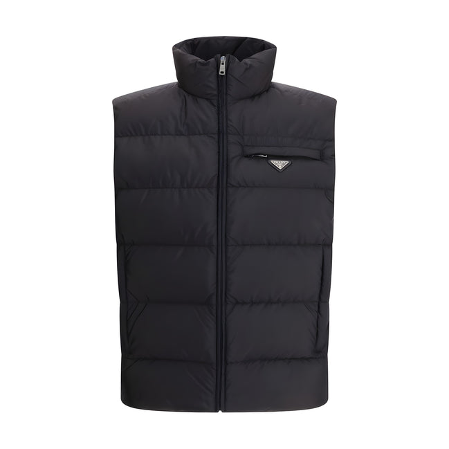 Prada Black Sleeveless Jacket