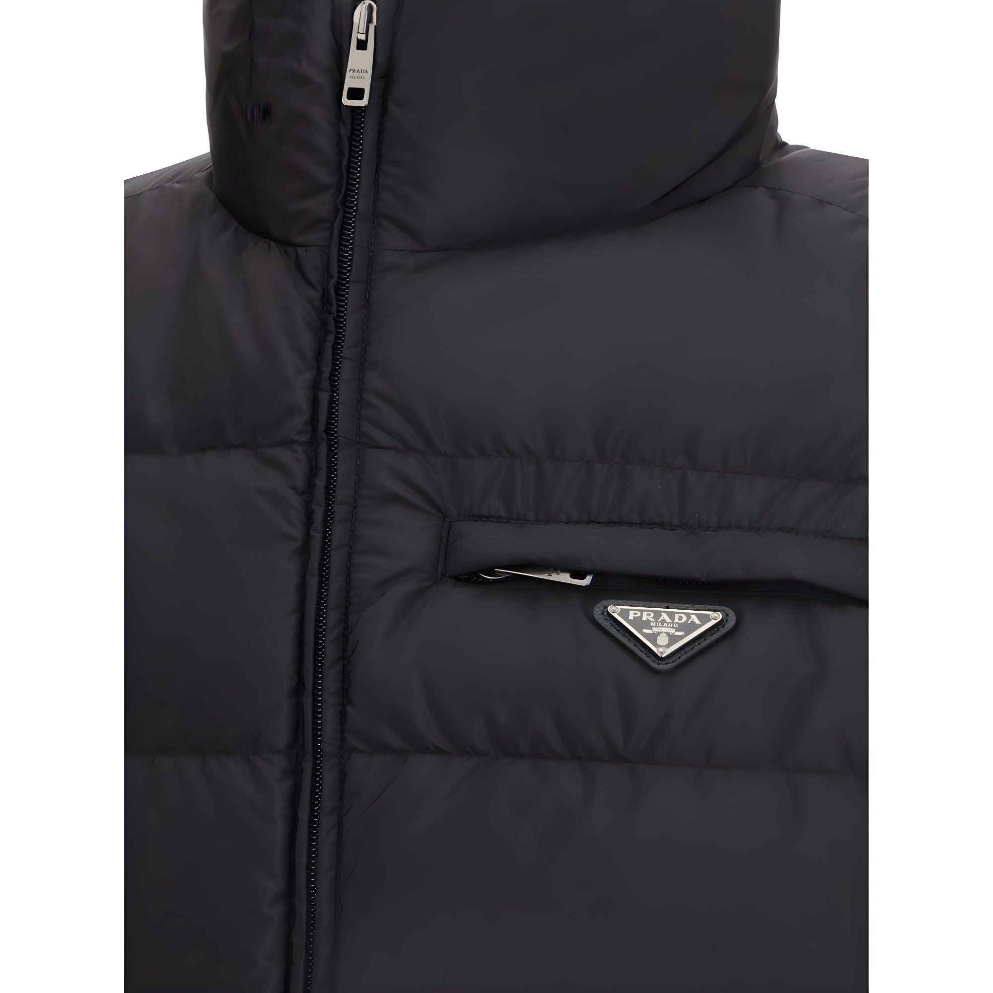 Prada Black Sleeveless Jacket