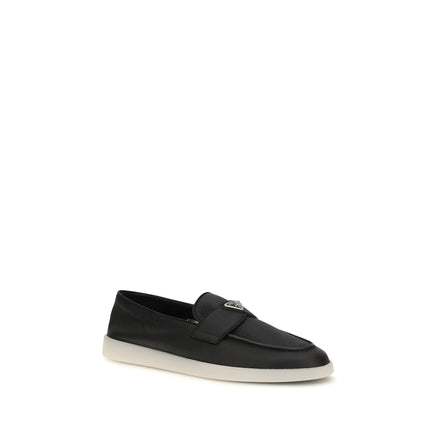 Prada Black Slip-On Loafers
