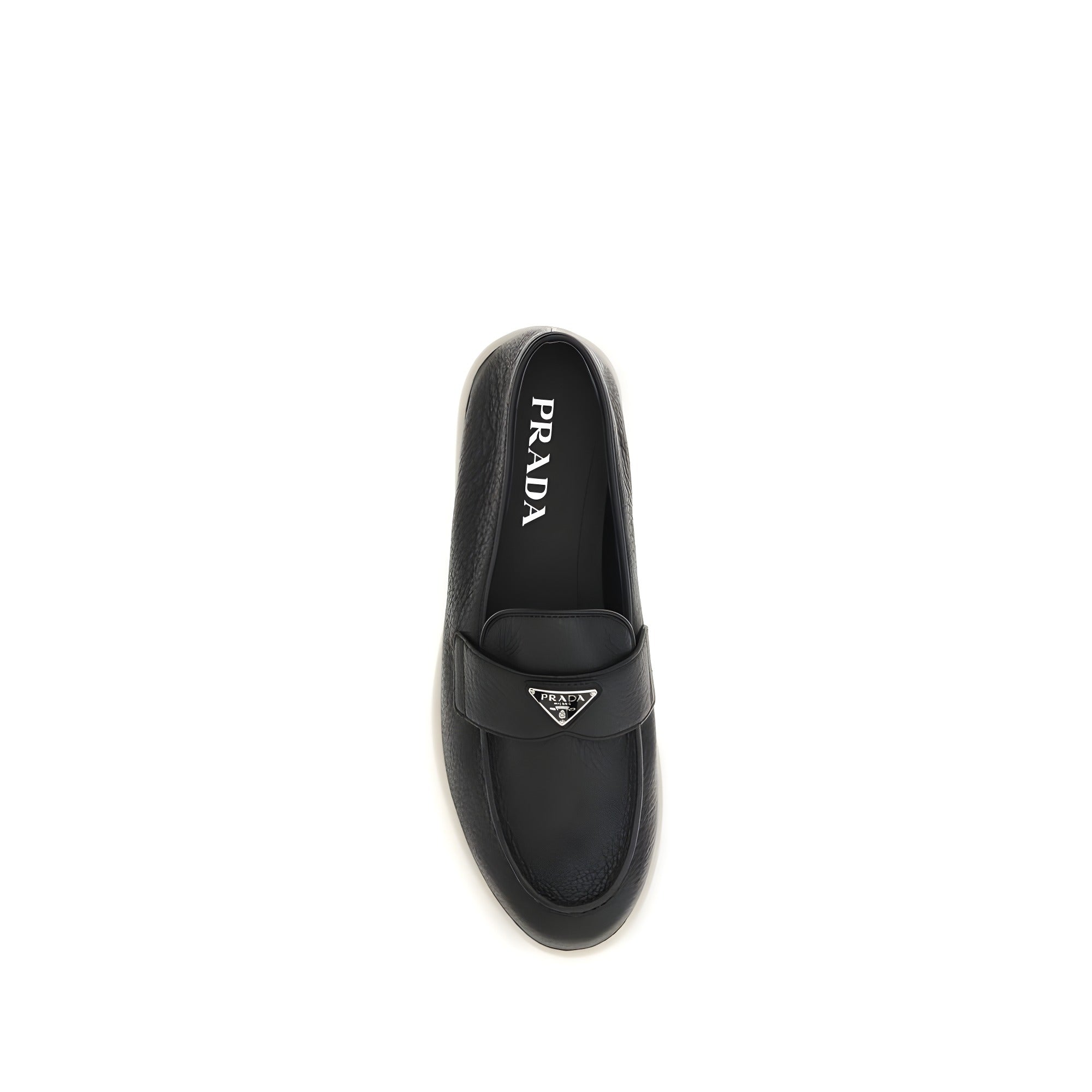 Prada Black Slip-On Loafers