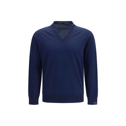 Prada Blue Cotton Sweatshirt