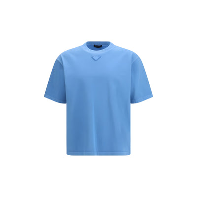 Prada Blue Cotton T-Shirt