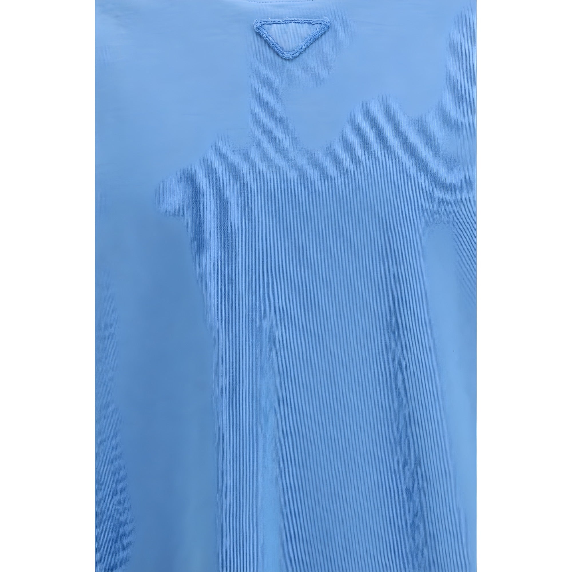 Prada Blue Cotton T-Shirt
