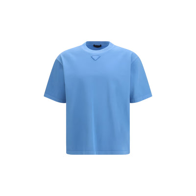 Prada Blue Cotton T-Shirt