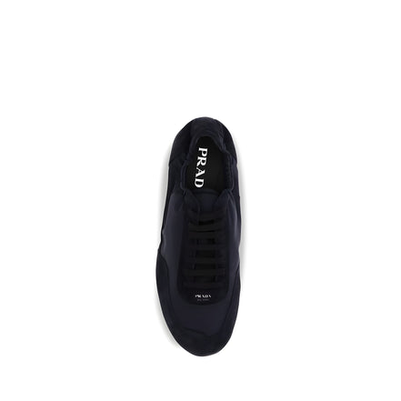 Prada Blue Rubber Athletic Sneakers