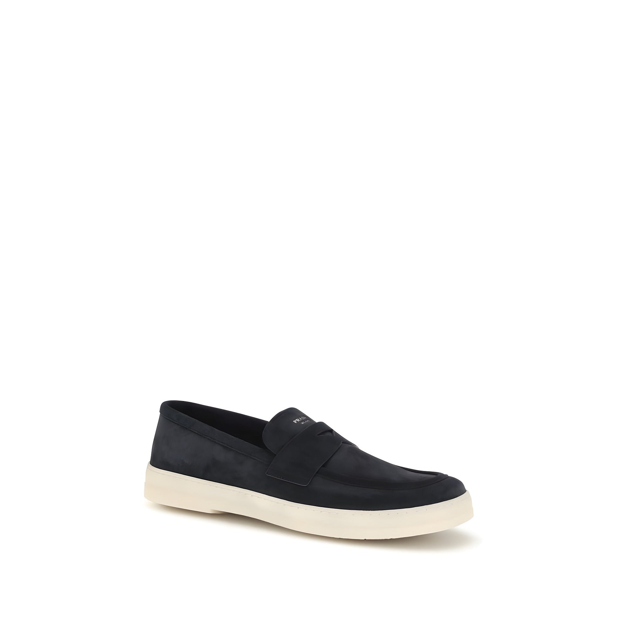 Prada Blue Slip-On Loafers