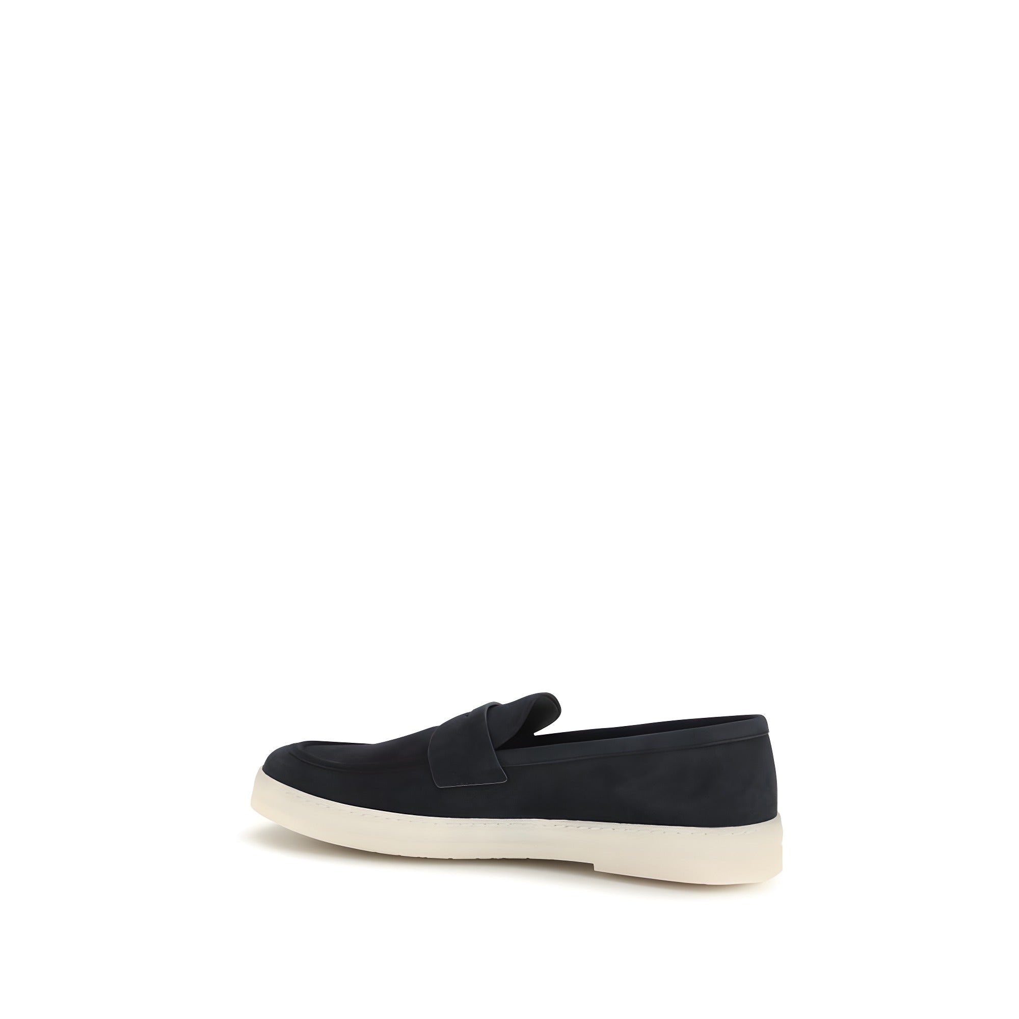 Prada Blue Slip-On Loafers