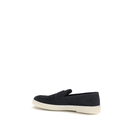 Prada Blue Slip-On Loafers
