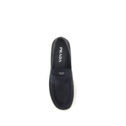 Prada Blue Slip-On Loafers