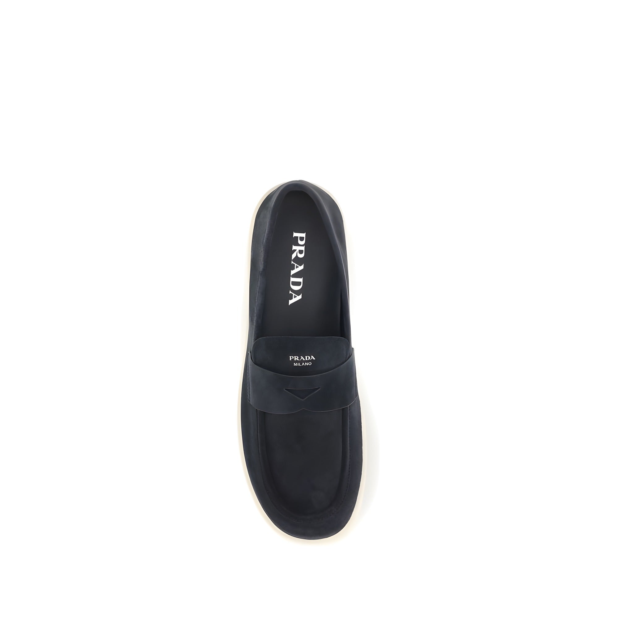 Prada Blue Slip-On Loafers