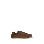 Prada Brown Low Top Sneakers