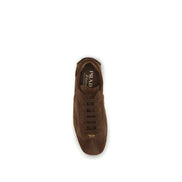 Prada Brown Low Top Sneakers