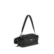 Prada Brown Napa Leather Shoulder Bag
