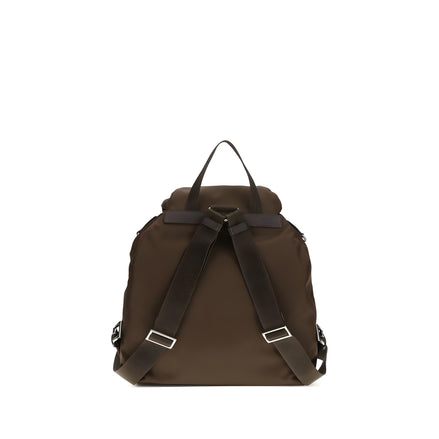 Prada Brown Recycled Polyamide Backpack
