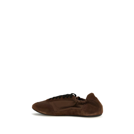 Prada Brown Rubber Athletic Sneakers