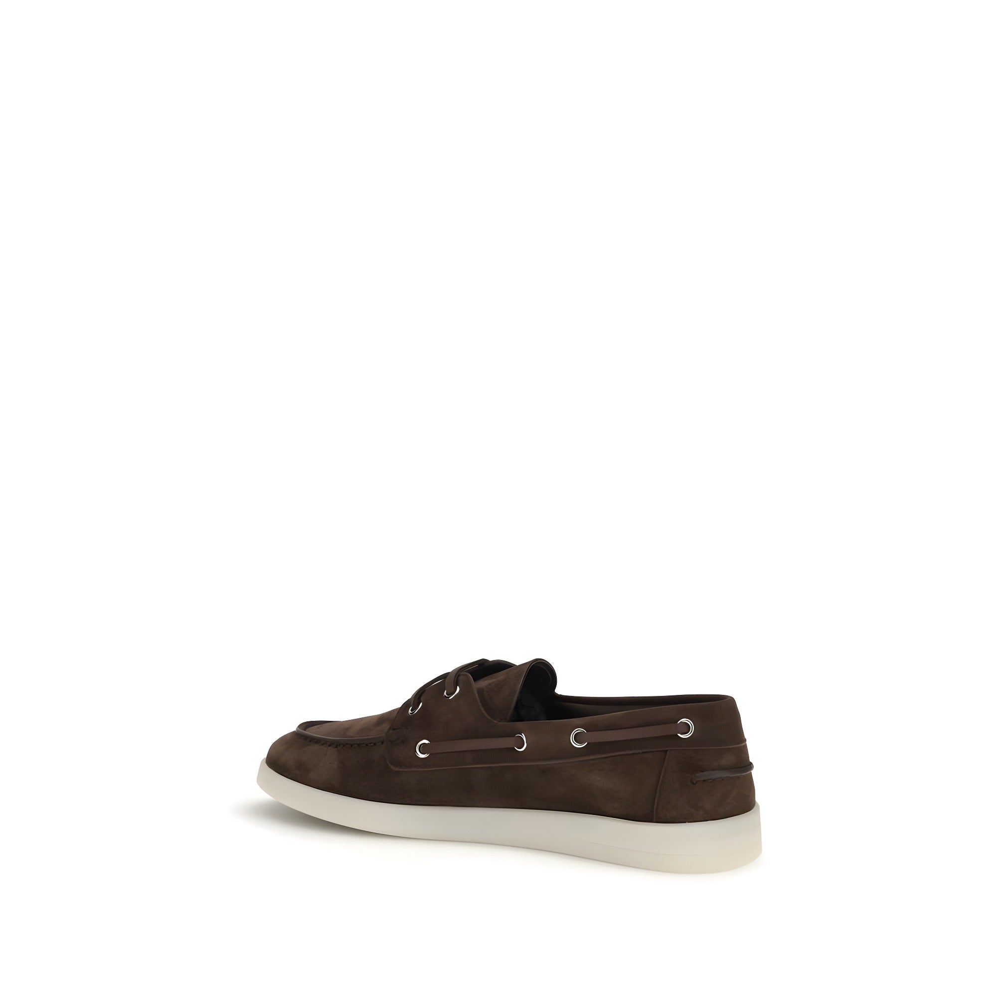 Prada Brown Slip-On Loafers