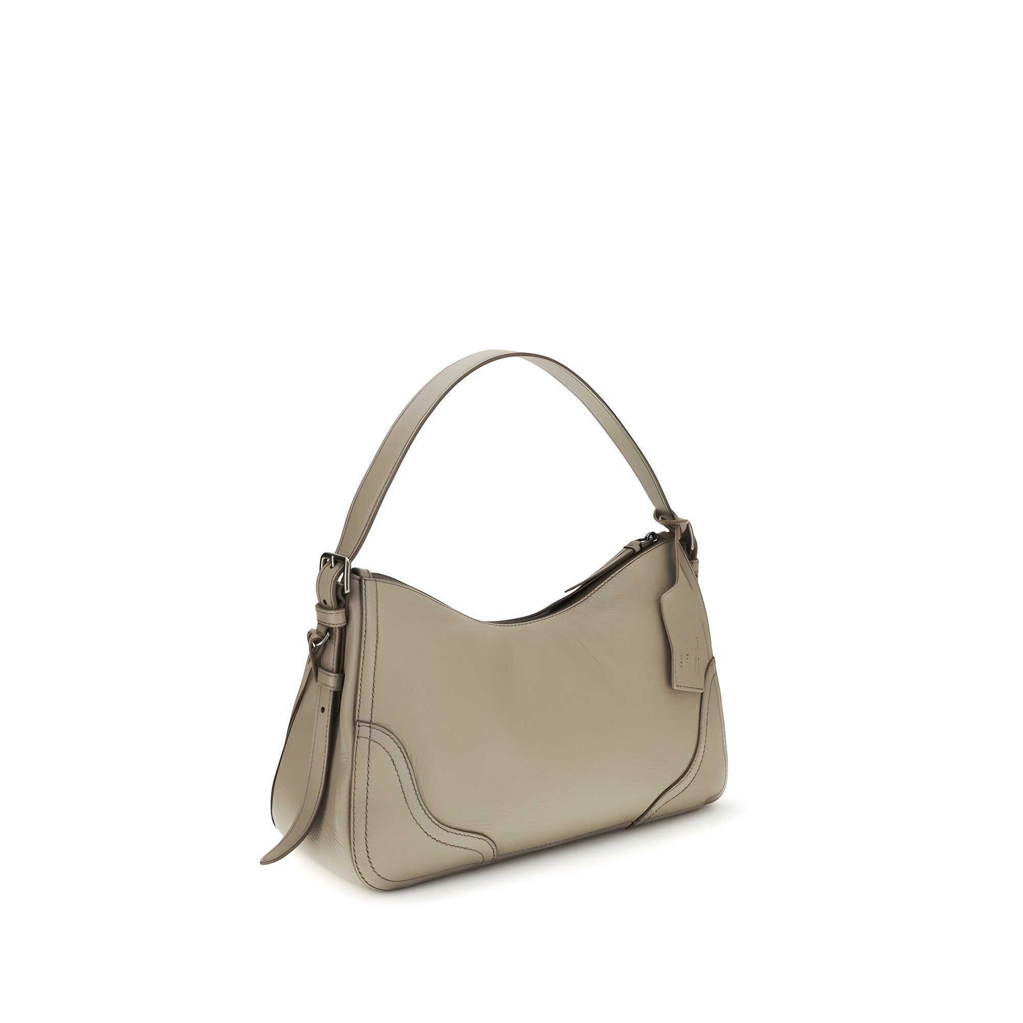 Prada Gray Bucket Bag